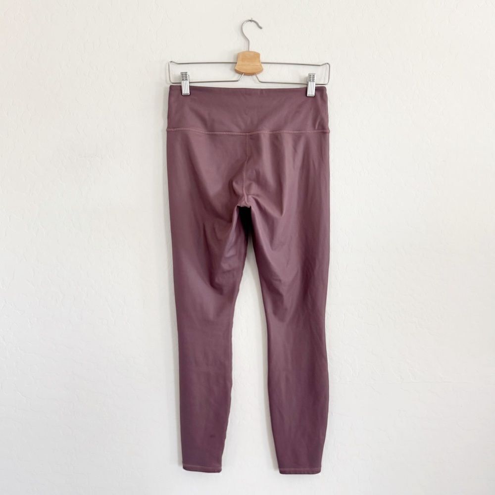 Athleta High Rise Chaturanga Shine Tight Mauve Purple #869055 Womens Size M - Picture 4 of 10